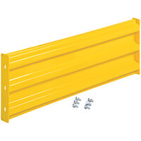 Vestil 15" x 41 7/8" Yellow Bolt-On 3 Rib Guard Rail GR-F3R-BO-4-YL