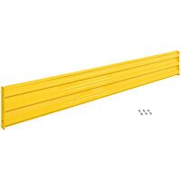 Vestil 15" x 113 7/8" Yellow Bolt-On 3 Rib Guard Rail GR-F3R-BO-10-YL