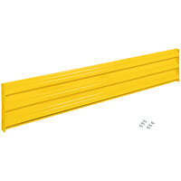 Vestil 15" x 77 7/8" Yellow Bolt-On 3 Rib Guard Rail GR-F3R-BO-7-YL