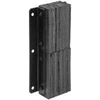 Vestil 24" x 11" x 4 1/2" Vertical Laminated Rubber Dock Bumper V-1124-4.5