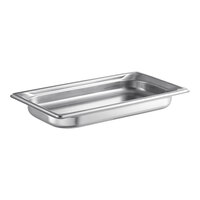 Vollrath 90312 Super Pan 3® 1/3 Size 1 1/2" Deep Anti-Jam Stainless Steel Steam Table / Hotel Pan - 22 Gauge