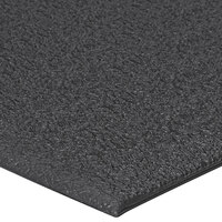 Lavex ArmorStep 4' x 60' Black Dual-Density Foam Mat with Pebble Emboss