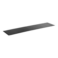 Lavex Diamond Deluxe 3' x 12' Black Anti-Fatigue Mat