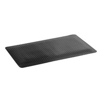 Lavex Diamond Star 3' x 5' Black Anti-Fatigue Mat - 15/16" Thick