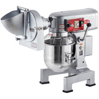 Avantco MX10SHKIT 10 Qt. Planetary Stand Mixer with Shredder Attachment, Guard, & Standard Accessories - 120V, 3/4 hp