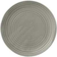 Bauscher by BauscherHepp Country House 9 1/8" Glow Gray Porcelain Flat Coupe Plate - 12/Case