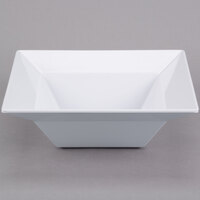 GET ML-245-W 3.8 Qt. White Siciliano Square Bowl - 3/Case