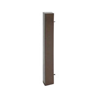 Wausau Tile 54" Inground Mount Steel Center Post for Fence Panels