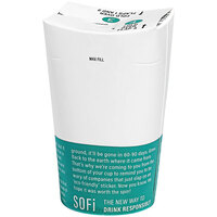 SOFi All-in-One Paper Cold Cup and Lid 16 oz. - 1,000/Case