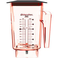 Blendtec WildSide+ Ergo 40-637-68 90 oz. Red Jar with Red Hard Lid