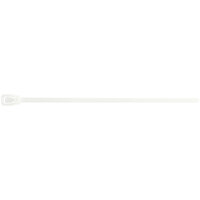Retyz WorkTie Natural 18" 120 lb. Tensile Strength (533N), 7.6 mm Strap Width Releasable / Reusable Cable Ties WKT-S18NL-TA - 100/Pack