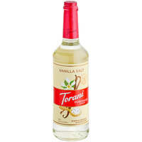 Torani Puremade Vanilla Salt Flavoring Syrup 750 mL Glass Bottle