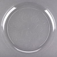 Fineline Savvi Serve 310 10" Clear Plastic Plate - 240/Case