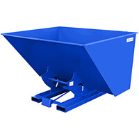 Jescraft 2 Cu. Yd. 10 Gauge Steel Self-Dumping Forklift Hopper with Bumper Release DH-20BR-MD - 4000 lb. Capacity
