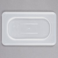 Cambro 90PPC190 1/9 Size Translucent Polypropylene Flat Lid