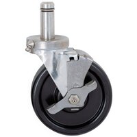 Metro 5MHTPB 5" Super Erecta High Temperature Phenolic Autoclave Swivel Stem Caster with Brake