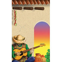 Choice 8 1/2" x 11" Menu Paper - Southwest Themed Mariachi Design Cover - 100/Pack