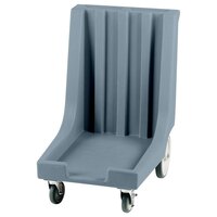 Cambro CD1826HB401 Slate Blue Camdolly with Rear Easy Wheels for 18" x 26" Trays - 80 Tray Capacity