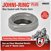 Hercules by Oatey Johni-Rings 90220 3" / 4" Standard Wax Gasket with Plastic Horn