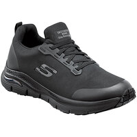 Skechers Charles Arch Fit Black Alloy Toe Non-Slip Athletic Shoe - Men's