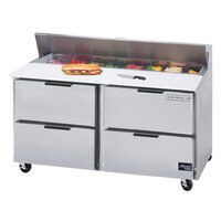 Beverage-Air SPED60HC-16-4 Elite Series 60" 4 Drawer Refrigerated Sandwich Prep Table