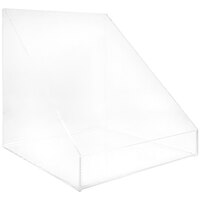 Accuform AEP3 11" x 10" x 11" Acrylic Earplug Tray Dispenser