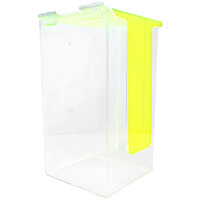 Accuform ADM1 12" x 7" x 7" Acrylic Dust Mask Dispenser