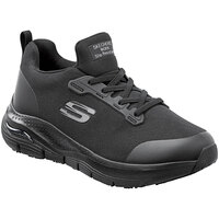 Skechers Serena Arch Fit Black Soft Toe Non-Slip Athletic Shoe - Women's
