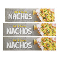 ServIt 423PDW18NCDS Nachos Decal Set for 18" ServIt Countertop Warmers - 3/Pack