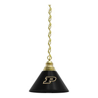 Holland Bar Stool Purdue Logo Pendant Light with Brass Finish