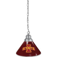 Holland Bar Stool Iowa State University Logo Pendant Light with Chrome Finish