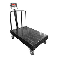 Optima Weighing Systems OP-915BWD-32-24-1000 1,000 lb. Portable Bench Scale with 32" x 24" Stainless Steel Treaded Platform, Legal for Trade