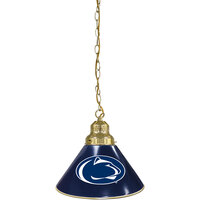 Holland Bar Stool Penn State University Logo Pendant Light with Brass Finish