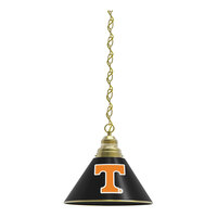 Holland Bar Stool University of Tennessee Logo Pendant Light with Brass Finish