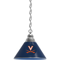 Holland Bar Stool University of Virginia Logo Pendant Light with Chrome Finish