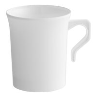 WNA Comet CWM8192W Classicware 8 oz. White Plastic Coffee Cup - 8/Pack