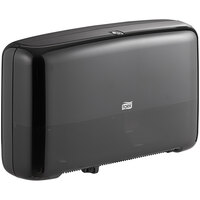 Tork Elevation 5555290 Black Double Roll Mini Jumbo Toilet Tissue Dispenser T2