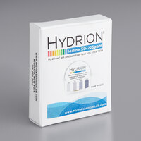 Hydrion IM-220 Iodine 50-225ppm Test Kit with (2) 15' Test Paper Rolls