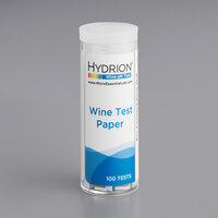 Hydrion WN56 Wine pH 2.7-4.7 Test Strips - 100/Pack