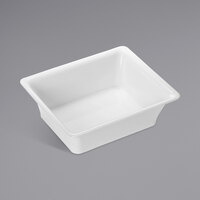 American Metalcraft 176 oz. Rectangular White Melamine Serving Bowl MRECB13