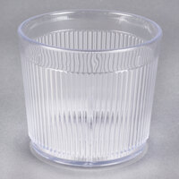 Carlisle 402907 Crystalon Stack-All 9.7 oz. Clear SAN Plastic Short Tumbler - 12/Case