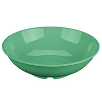 GET B-48-FG Diamond Mardi Gras 1.88 Qt. Rainforest Green Melamine Bowl - 12/Case