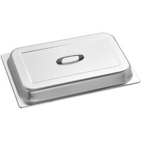 Choice Deluxe 8 Qt. Full Size Chafer Cover with Stainless Steel Handle