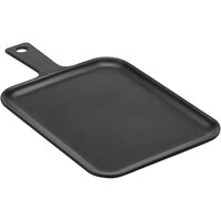 American Metalcraft 12 5/8" Black Melamine Serving Peel with Handle MSP91