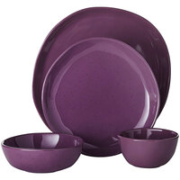 American Metalcraft Crave 4-Piece Dusk Melamine Place Setting