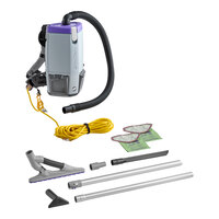 ProTeam 107533 Super Coach Pro 6 Qt. Backpack Vacuum with 107530 ProBlade Carpet Kit - 120V