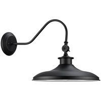 Globe Vintage Black Swivel Arm Wall Sconce - 120V, 60W