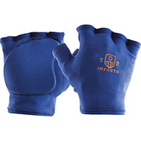 Impacto 50100120040 Anti-Impact Half Finger Liner Gloves - Unisex Large