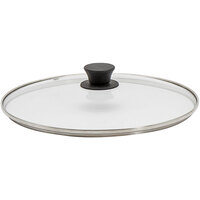 EcoBurner Large Round Glass Lid with Attached Handle for EcoServe Round by Eastern Tabletop