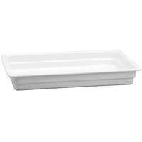 EcoBurner 9.4 Qt. Deep Rectangular White Porcelain Dish for EcoServe GN by Eastern Tabletop